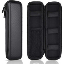 (As show, One size) Black Hard Pencil Case Hard Shell Pencil Case Holder, Suitable for Administrative Pens and Stylus