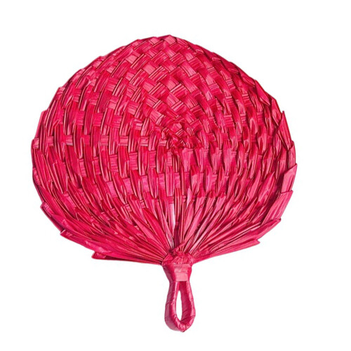 Traditionele plantaardige vezel handgemaakte ventilator-3