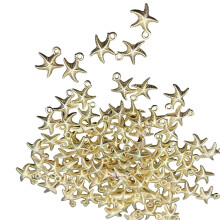 Pakket van 50 Star Fish Conch Seashells Charm Hanger-zeester1