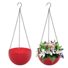 Eco-Friendly Hanging Baskets, Frost Resistant UV Resistant For Indoor Outdoor Planting, 2 Pack