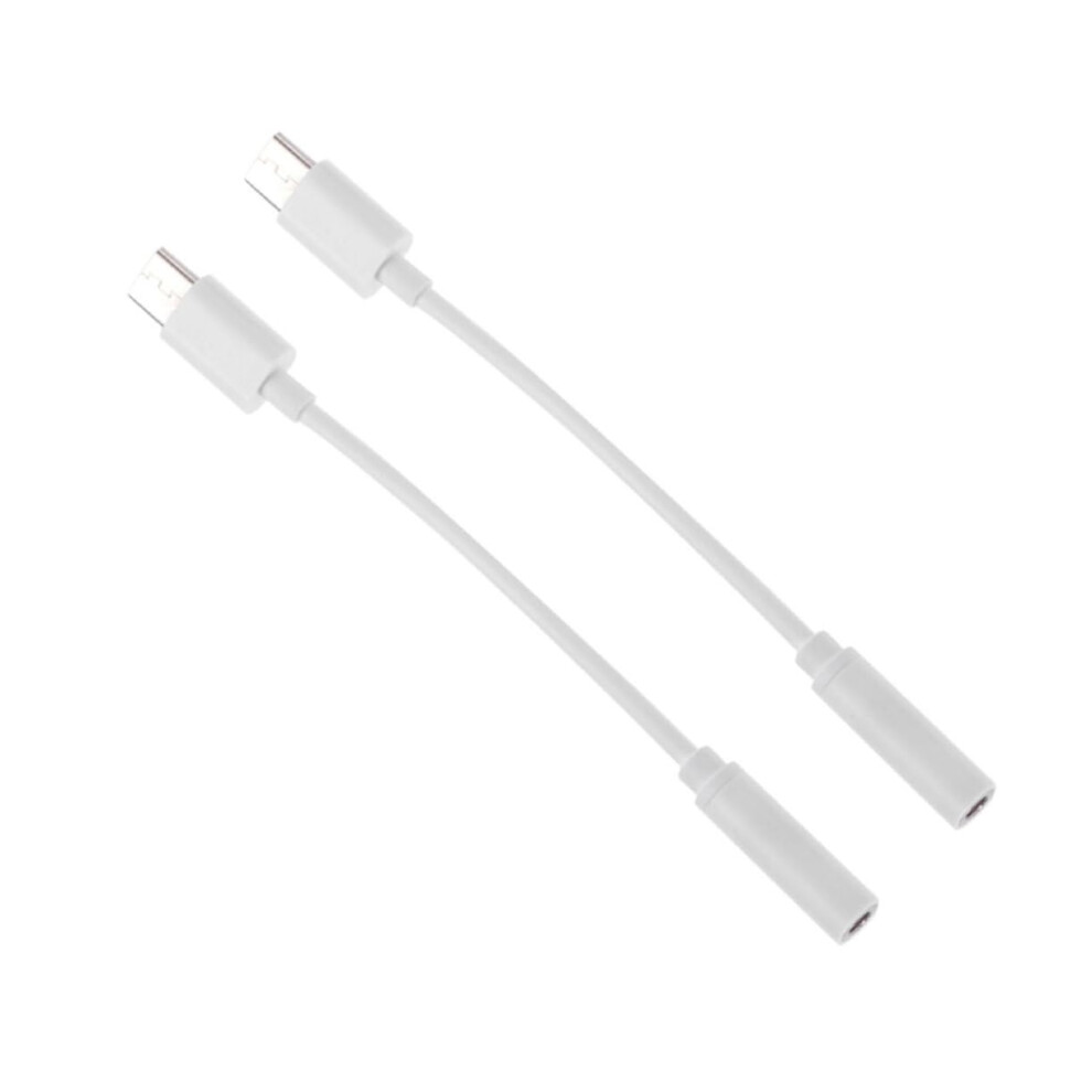 Typec To Audio Adapter 2Pack Usbc To 3.5Mm Headphone Cable With Music And Phone Controls Fidelity 9365049320207