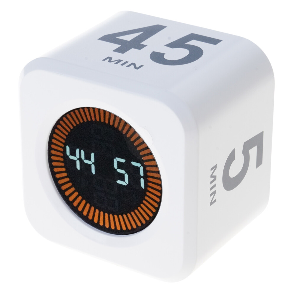 Gravities Sensors Timer Digital Countdown Timer With Led- White 7695000545793