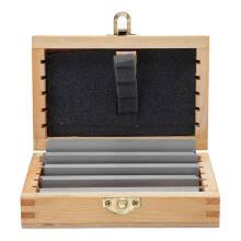 Metric Gauge Block Set 6 Pairs 12 Pcs Parallel Gauge Blocks Alloy Steel CNC Milling Pads 120 Mm X 1035 Mm Silver
