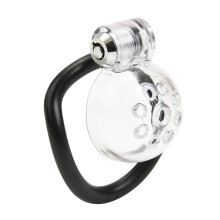 SM Chastity Lock Cage For Men Beginner Chastity Device Transparent Model 01 Cock Cage Penis Cage