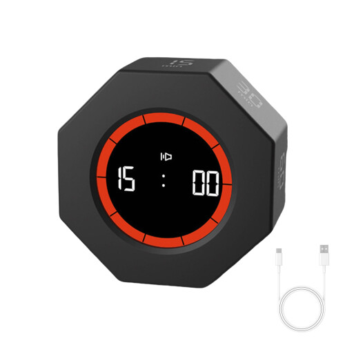 Automatic Rotating Kitchen Timer Suitable for Classroom-Black