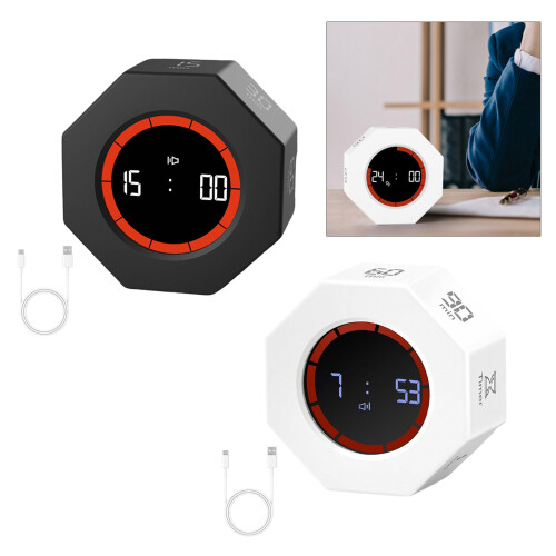 Automatic Rotating Kitchen Timer Suitable for Classroom-Black 2
