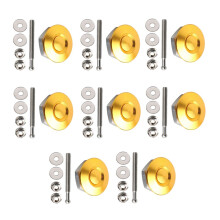 8pcs 30mm Hood Bonnet Pin Lock Bumper Clip Kits Push Button Quick Release Hood Bonnet Lock Pins Clip