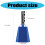 Ergonomic Grip Cowbells With Handle Handheld Cowbells Ideal-Red 4