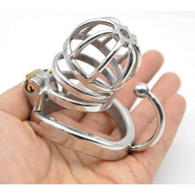Stainless Steel Chastity Belt SM Size Chastity Cage For Men 40mm Diameter Cock Cage Male Chastity Device