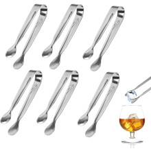 Sugar Cube Tongs, Elegant Mini Serving Tongs For Multi-purpose Usages, Flexible Handle With Beautiful Design, Dishwasher Safe First Class Stainless