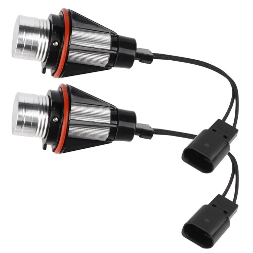 Λαμπτήρες LED Angel Eyes χωρίς σφάλματα, υψηλής απόδοσης, λευκού φωτισμού, συμβατοί με