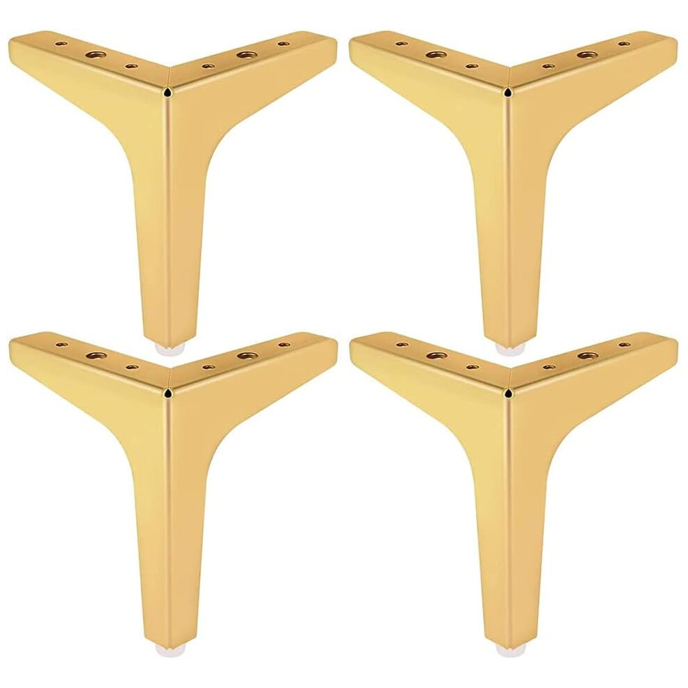 Transform Your Furniture With Metal Luxury Gold Triangle Feet, Exquisite Craftsmanship Elevates Your Home Decor While Providing Exceptional Strength 9198585290723