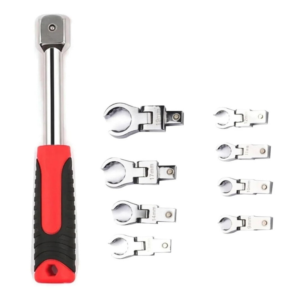 Ratchet Wrench Rotatable Removable Handle Flexible Torque Spanner Hand Tool 9365049320795