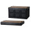 Camping Folding Bin Crates 2 Pack Collapsible Storage Box Plastic Stackable Foldable Organizer For Home Car Boot Black 1