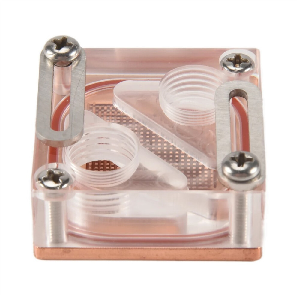 Chipset Waterblock Computer Water Cooling Acrylic Transparent General Northbridge Block For Computer Cpu Block Bronze 4854166038447