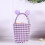 Reusable Easters Celebration Basket with Rabbits Ear-Yellow 7