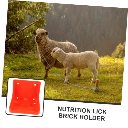 Thickened Salt Block Holder For Sheep And Cattle Multi Use Licking Tray Salt Brick Storage Feeding Solution 2