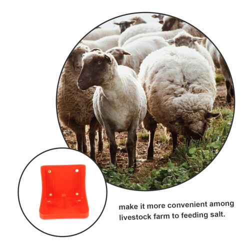 Thickened Salt Block Holder For Sheep And Cattle Multi Use Licking Tray Salt Brick Storage Feeding Solution 1