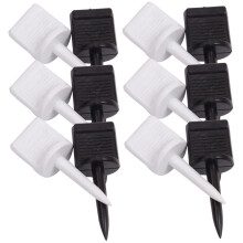 20pcs Outdoor Archery Target Fixed Pins, Lightweight Paper Nails For Easy Insertion, EVA And Paper Targets, Black White