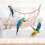 Δίχτυ αναρρίχησης Lovebird για άσκηση πτηνών, κρεμαστό σκάλα, πυκνό παιχνίδι μάσησης, 1