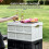 Collapsible Storage Box, 2Pack, 55L, Plastic Foldable Organizer, Stackable Bin, White, For Home, Car Boot, Camping 2