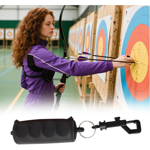 Target Puller Gripper Target Removing Tool With Belt Clip Ergonomic Handle Shooter Game Supplies Black 1