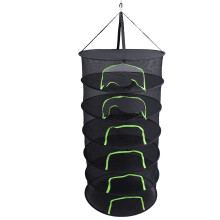 Herb Drying Rack 6-Layer Mesh Net Breathable Zipper Closure