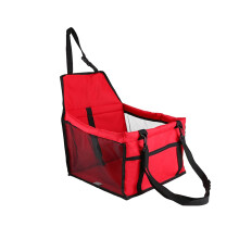 Dog Potty Dog Toilet Travel Mat For Car With ClipOn Seat Belt, PVC Support Tube, Folding Pet Travel Mat Red
