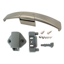 Keyless Push Button Boat Cabinet Lock with Marine Drawer Handle for RV, Yacht and Home Furniture