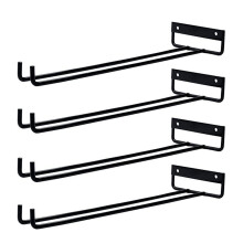 Space Efficient Wine Glass Racks for Under Cabinet or Area