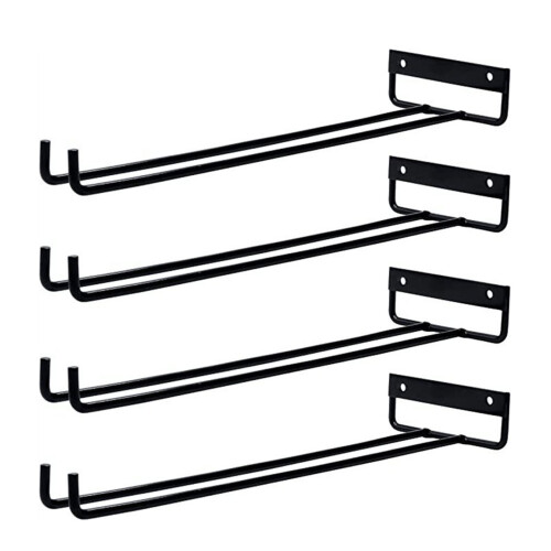 Space Efficient Wine Glass Racks for Under Cabinet or Area