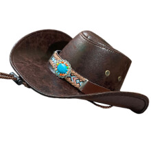 Chapeau Panama Vintage Homburg, chapeau de- du café noir