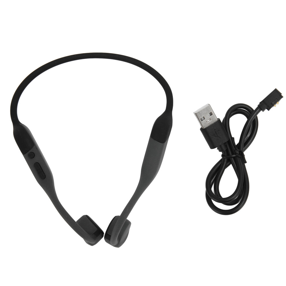 Bone Conduction Headphones Open Ear Wireless Bluetooth 5.2 Waterproof Sweat Resistant Sound Transmitting Headset Lightweight Comfort Fit With Built In 9416038581397
