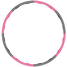 Adjustable Exercise Hoop for Adults, Detachable and Portable, Fat Burning with Wave Design, Weight Loss Fitness Ring for Home Gym Core Workout,