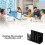 2Pcs Elegant Desk Mail Sorter Envelopes and Paper Sorting Rack 5