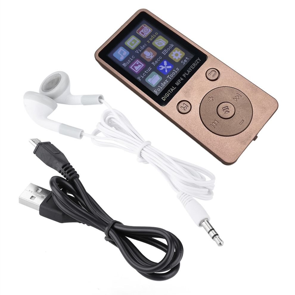 Hifi Sound Mp3 Player With Bluetooth 5.0, Built In Speaker Digital Player With Sound Recorder And Electronic Book Reader, Compact Multifunction Device 9416038580024