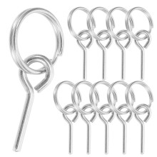 Outdoor Tent Connectors 12Pack Strength Metal Pins and Rings for WindResistant Lightweight Tent Joints