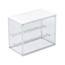 Practical Figurines Storage Case with Secure Magnetic-White