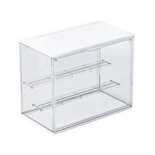 Practical Figurines Storage Case with Secure Magnetic-White