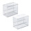 Practical Figurines Storage Case with Secure Magnetic-White 5