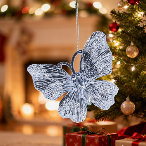Shatterproof Acrylic Christmas Tree Decoration Glittering-B 1