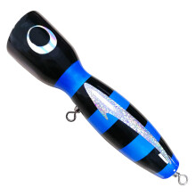 Saltwater Fishing Lures Wood Lure Topwater Swimbait Trolling Sea Fishing Baits Blue Popper
