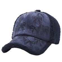 Chapeau de Baseball de couleur assortie pour femmes,-Bleu marine
