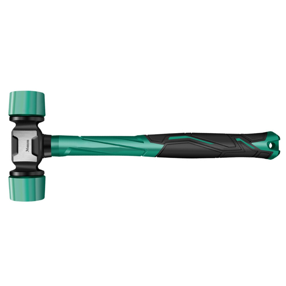 Ergonomic Rubber Mallet For Flooring And Tile Installation, Lightweight 36Mm Precision Hammer 9365049322812