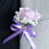 High Simulation Silk Rose Corsage for Stage Performances-Blue 7