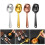 Practical Stainless Steel Soup Spoons Multifunctional-Black 3