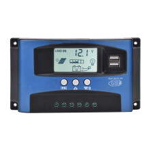 Solar-Akkuladegerät mit zwei USB-Anschlüssen, hoher Ladeeffizienz, einstellbaren Parametern, Überstromschutz, Kurzschlussschutz und