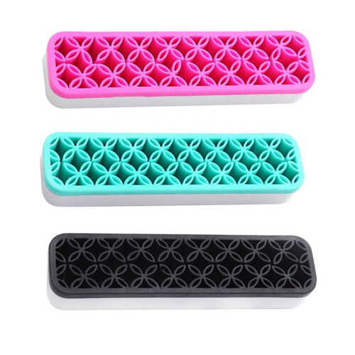 Durable Silicone Craft and Makeup Tool Organizers Box-Green 1
