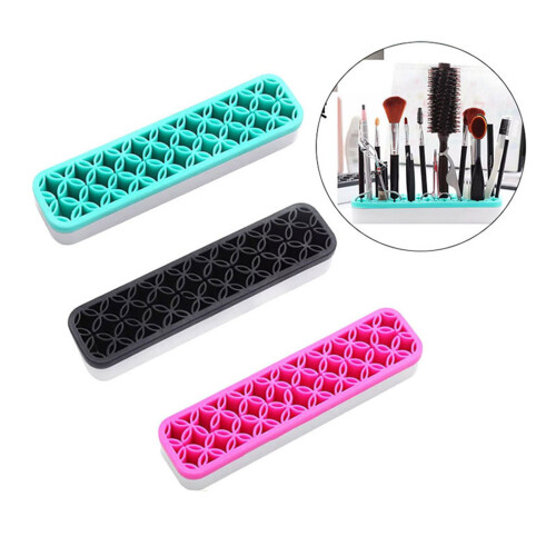 Durable Silicone Craft and Makeup Tool Organizers Box-Green 2