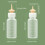 Pet cat milk bottle silicone soft nipple-Beige 4